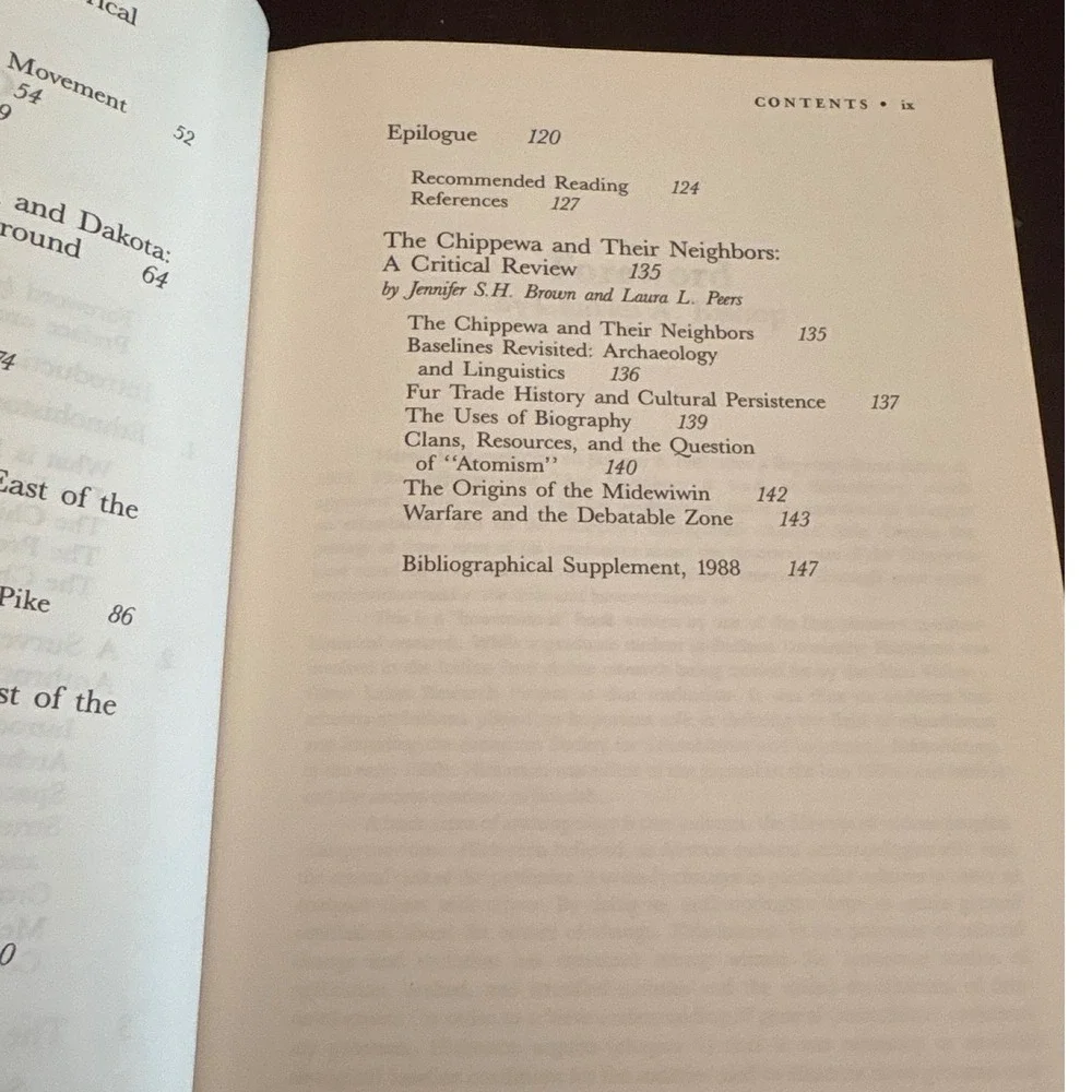 The Chippewa and Their Neighbors Ethnohistory Harold Hickerson 1988 Paperback‎